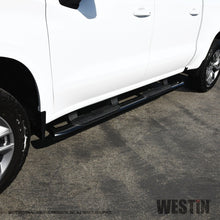 Cargar imagen en el visor de la galería, Westin 2019 Chevrolet Silverado/Sierra 1500 Crew Cab Non LD PRO TRAXX 5 Oval Nerf Step Bars - Black