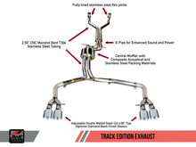 Load image into Gallery viewer, AWE Tuning Audi C7 / C7.5 S7 4.0T Track Edition Exhaust - Chrome Silver Tips