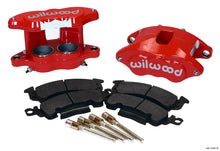 Cargar imagen en el visor de la galería, Wilwood D52 Front Caliper Kit - Red 2.00 / 2.00in Piston 1.04in Rotor