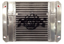 Cargar imagen en el visor de la galería, CSF Dual Fluid Bar &amp; Plate HD Oil Cooler w/9in SPAL Fan (1/3 &amp; 2/3 Partition) - 13.8in L x 10in H