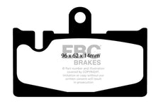 Load image into Gallery viewer, EBC 01-06 Lexus LS430 4.3 Yellowstuff Rear Brake Pads