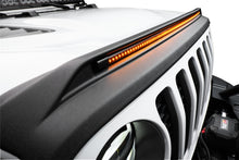 Cargar imagen en el visor de la galería, AVS 2018-2019 Jeep Wrangler (JL) Aeroskin Low Profile Hood Shield w/ Lights - Black