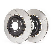 Cargar imagen en el visor de la galería, GiroDisc 2016+ Chevrolet Camaro ZL1 (6th Gen Incl 1LE Pkg Shorter Front Pad) Slotted Front Rotors