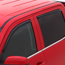Cargar imagen en el visor de la galería, AVS 04-12 Chevy Colorado Crew Cab Ventvisor In-Channel Front &amp; Rear Window Deflectors 4pc - Smoke