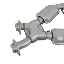 Cargar imagen en el visor de la galería, BBK 96-98 Mustang 4.6 GT High Flow X Pipe With Catalytic Converters - 2-1/2