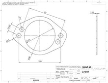 Cargar imagen en el visor de la galería, Turbo XS 4 Hole 3in Gasket 105mm Center-to-Center (Fits WS-MP-V2 / WS02-RMA / WS02-RMA-TI)