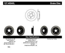 Cargar imagen en el visor de la galería, StopTech 06-09 Honda Civic Ex/Si Slotted &amp; Drilled Left Rear Rotor