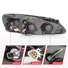 Cargar imagen en el visor de la galería, ANZO 2005-2010 Pontiac G6 Projector Headlights w/ Halo Black (CCFL)