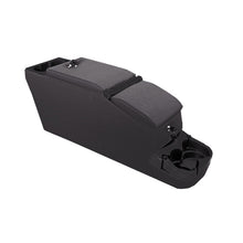 Cargar imagen en el visor de la galería, Rugged Ridge Ultimate II Locking Console Black Denim 76-95 Jeep CJ&amp;Wra