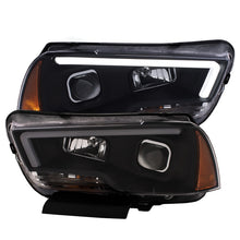 Load image into Gallery viewer, ANZO 11-14 Dodge Charger Projector Headlights w/ Plank Style Design Black