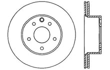 Cargar imagen en el visor de la galería, StopTech 06-07 350Z / 05-07 G35 / 06-07 G35X SportStop Slotted &amp; Drilled Rear Left Rotor