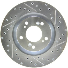 Cargar imagen en el visor de la galería, StopTech Select Sport 2000-2009 Honda S2000 Slotted and Drilled Left Front Brake Rotor