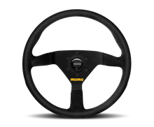 Cargar imagen en el visor de la galería, Momo MOD78 Steering Wheel 320 mm - Black Leather/Black Spokes