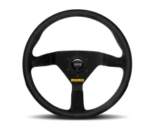 Cargar imagen en el visor de la galería, Momo MOD78 Steering Wheel 350 mm -  Black Leather/Black Spokes