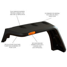 Cargar imagen en el visor de la galería, Rugged Ridge Hurricane Fender Flare Kit EU Textured 07-18 Jeep Wrangler JK