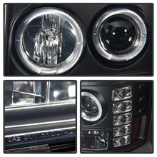 Cargar imagen en el visor de la galería, Spyder GMC Sierra 1500/2500 07-13 Projector Headlights LED Halo- LED Blk Smke PRO-YD-GS07-HL-BSM