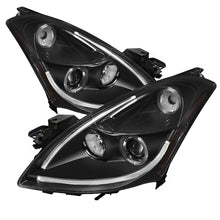 Cargar imagen en el visor de la galería, Spyder Nissan Altima 4Dr 10-12 Projector Headlights Light DRL LED Halo Blk PRO-YD-NA104D-LTDRL-BK