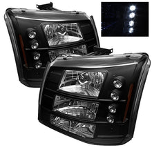 Cargar imagen en el visor de la galería, Spyder Chevy Silverado 1500/2500 03-06 Bumper Lights Crystal Headlights Blk HD-YD-CS03-1PC-AM-BK