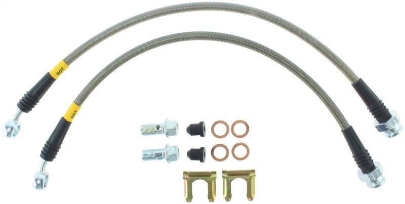 StopTech 06-09 Pontiac Solstice Stainless Steel Rear Brake Line Kit