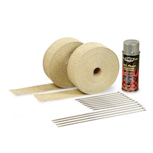 Cargar imagen en el visor de la galería, DEI Exhaust Wrap Kit - Tan Wrap &amp; Aluminum HT Silicone Coating