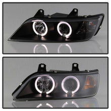 Cargar imagen en el visor de la galería, Spyder BMW Z3 96-02 Projector Headlights LED Halo Black High H1 Low H1 PRO-YD-BMWZ396-HL-BK