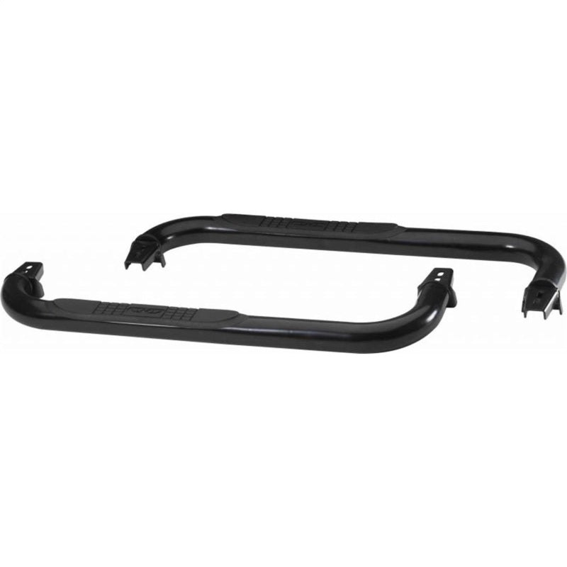 Rampage 1987-1995 Jeep Wrangler(YJ) 3 Inch Round Nerf Bar - Black