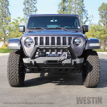 Cargar imagen en el visor de la galería, Westin 18-19 Jeep Wrangler JL Stubby Front Bumper - Textured Black