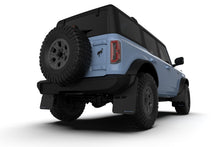 Cargar imagen en el visor de la galería, Rally Armor 21-25 Ford Bronco (Plstc Bmpr + RR - NO Rptr/Sprt) Blk Mud Flap w/Cy Orange Logo