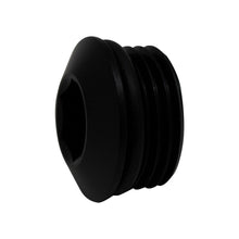 Cargar imagen en el visor de la galería, DeatschWerks 10AN ORB Male Plug Low Profile Internal Allen/Hex (Incl O-Ring) - Anodized Matte Black