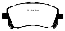 Cargar imagen en el visor de la galería, EBC 98-02 Subaru Forester 2.5 Yellowstuff Front Brake Pads