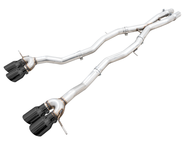 AWE Track Edition Catback Exhaust for BMW G8X M3/M4 - Diamond Black Tips