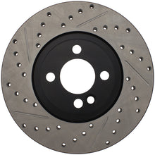 Cargar imagen en el visor de la galería, StopTech Slotted &amp; Drilled Sport Brake Rotor 07-13 Mini Cooper