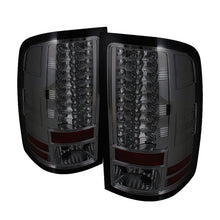 Cargar imagen en el visor de la galería, Spyder GMC Sierra 07-13 (Not fit 3500 Dually 4 Rear Wheels)LED Tail Lights Smoke ALT-YD-GS07-LED-SM