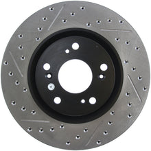 Cargar imagen en el visor de la galería, StopTech 02-06 Acura RSX Type S / 06-09 Honda Civic Si Slotted &amp; Drilled Right Front Rotor