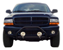 Cargar imagen en el visor de la galería, AVS 97-04 Dodge Dakota (Behind Grille 3 Pc) High Profile Bugflector II Hood Shield - Smoke