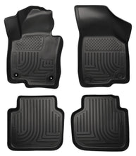 Cargar imagen en el visor de la galería, Husky Liners 2012 Volkswagen Passat WeatherBeater Combo Black Floor Liners