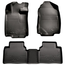 Cargar imagen en el visor de la galería, Husky Liners 10-12 Ford Fusion/Lincoln MKZ (FWD) WeatherBeater Combo Black Floor Liners