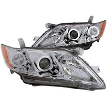 Cargar imagen en el visor de la galería, ANZO 2007-2009 Toyota Camry Projector Headlights w/ Halo Chrome