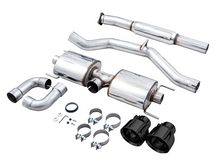 Load image into Gallery viewer, AWE Subaru BRZ/ Toyota GR86/ Toyota 86 Touring Edition Cat-Back Exhaust- Diamond Black Tips