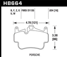 Cargar imagen en el visor de la galería, Hawk 05-08 Porsche 911 Carrera Front &amp; Rear / 08 Boxster / 07-08 Cayman Front HPS Street Brake Pads