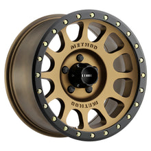 Cargar imagen en el visor de la galería, Method MR305 NV 20x10 -18mm Offset 5x5.5 108mm CB Method Bronze/Black Street Loc Wheel