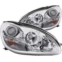 Cargar imagen en el visor de la galería, ANZO 2000-2005 Mercedes Benz S Class W220 Projector Headlights Chrome