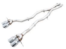 Cargar imagen en el visor de la galería, AWE Track Edition Catback Exhaust for BMW G8X M3/M4 - Chrome Silver Tips