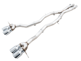 AWE Track Edition Catback Exhaust for BMW G8X M3/M4 - Chrome Silver Tips