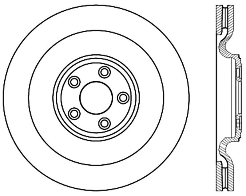 StopTech Slotted Sport Brake Rotor