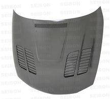 Cargar imagen en el visor de la galería, Seibon 08-11 BMW 1 Series (E81/E82) 2DR/HB GTR-Style Carbon Fiber Hood