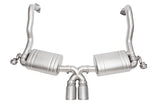 SOUL 13-16 Porsche 981 Cayman / Boxster Valved Exhaust - Slash Cut Signature Satin Tips