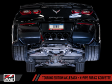 Cargar imagen en el visor de la galería, AWE Tuning 14-19 Chevy Corvette C7 Z06/ZR1 (w/o AFM) Touring Edition Axle-Back Exhaust w/Chrome Tips