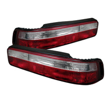 Cargar imagen en el visor de la galería, Spyder Acura Integra 90-93 2Dr Euro Style Tail Lights Red Clear ALT-YD-AI90-RC