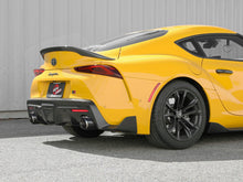 Cargar imagen en el visor de la galería, aFe POWER Takeda 2021 Toyota Supra 2.0L (t) 2.5in-3in 304 SS CB Exhaust w/ Carbon Tips